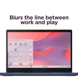 Lenovo Gray Laptop with Vibrant Display